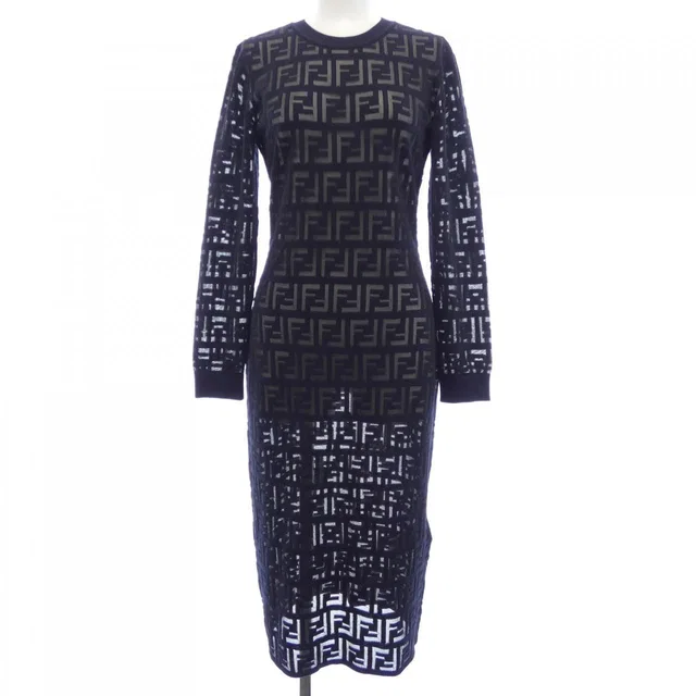 Fendi Dress Navy in Navy from The Reluxe