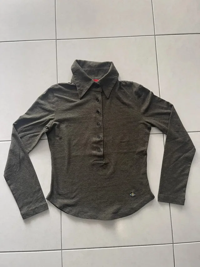 Vivienne Westwood Vintage Long Sleeve in gray from Grailed