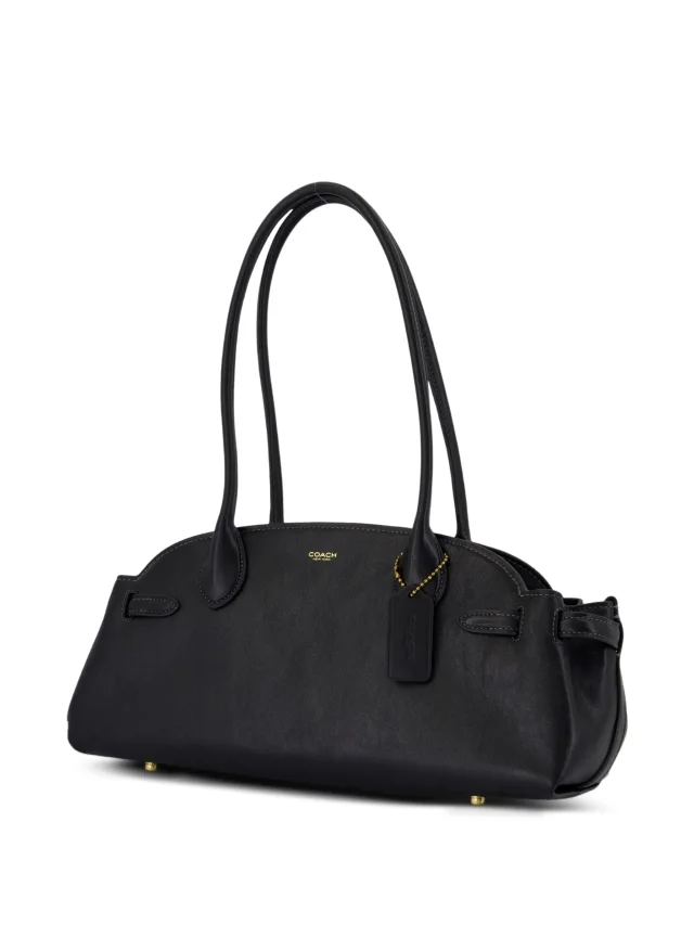 Coach Empire Carryall 34 leather shoulder bag in Black, photo 3 of 4 from FARFETCH