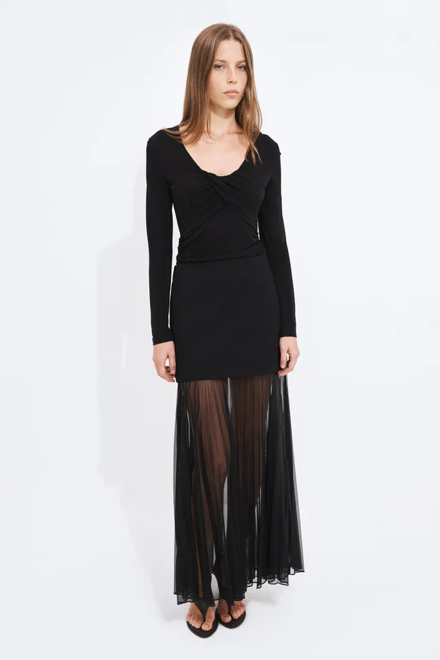 Aje Studio Ember Long Sleeve Top in Black from Aje, photo 1 of 1