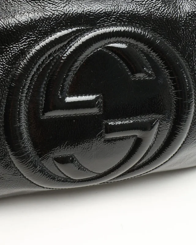 Gucci Patent Soho Chain Tote Bag in Patent leather from A Retro Tale, photo 6 of 15
