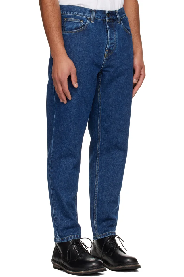 Carhartt Work In Progress Blue Newel Jeans, photo 2 of 2 from SSENSE