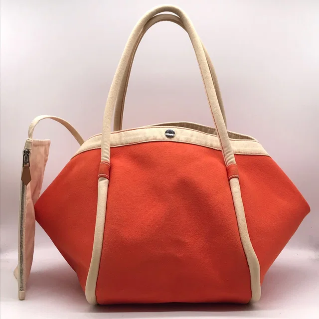 Hermès Canvas Sac Baga GM Tote Bag Orange in Orange Canvas from The Reluxe
