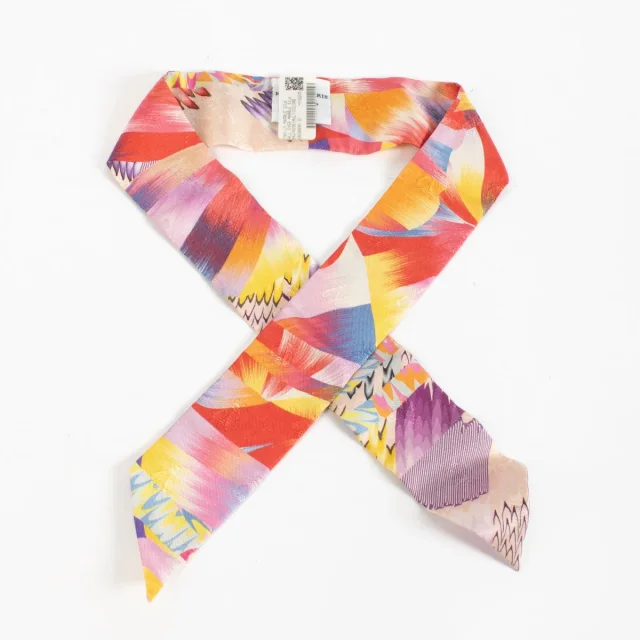 Hermès Set of 2 Limited Edition Marble Twilly in Silk from Labellov, photo 2 of 4