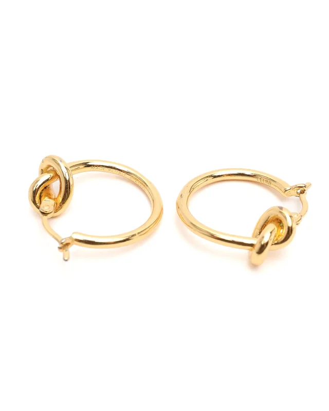 Celine Knot Hoop Earrings from A Retro Tale, photo 4 of 4