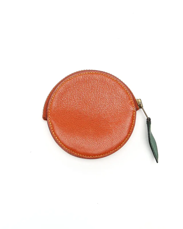 Hermès Tutti Frutti Orange Coin Purse in Orange Goatskin from A Retro Tale, photo 2 of 2