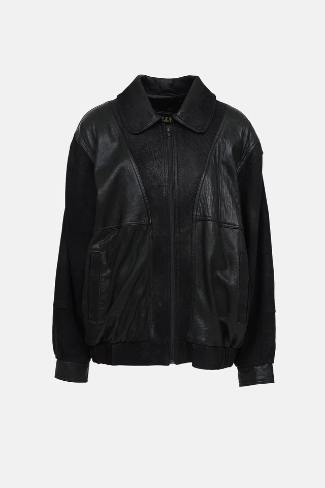 Bally Leather Bomber Jacket in Leather from VSP Consignment