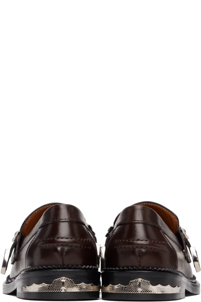 Toga Pulla SSENSE Exclusive Brown Detail Loafers, photo 2 of 5 from SSENSE
