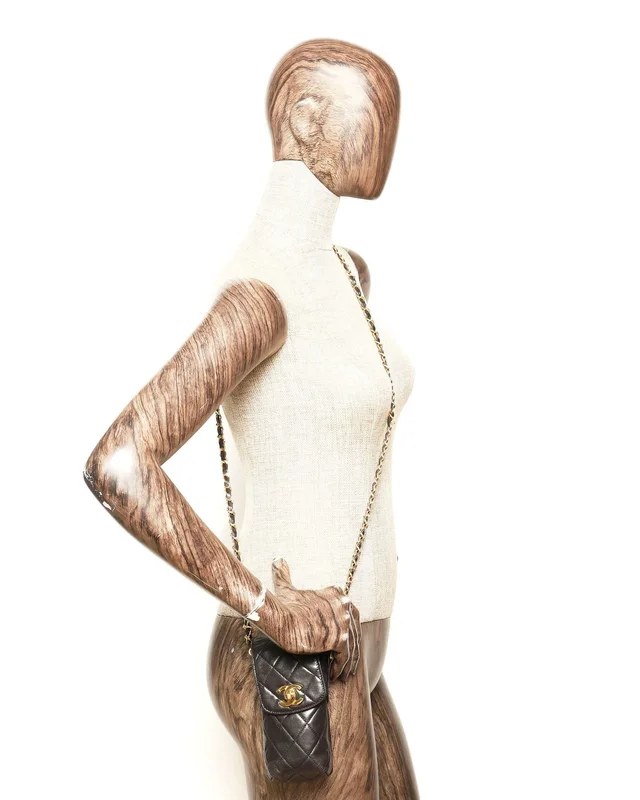 Chanel Classic Phone Holder Crossbody Bag in Lambskin from A Retro Tale, photo 9 of 9