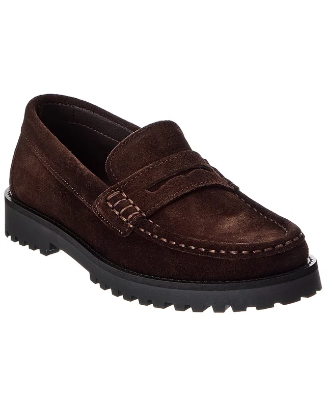 M by Bruno Magli Galena Lug Sole Suede Loafer, image 1 of 1 from Rue La La