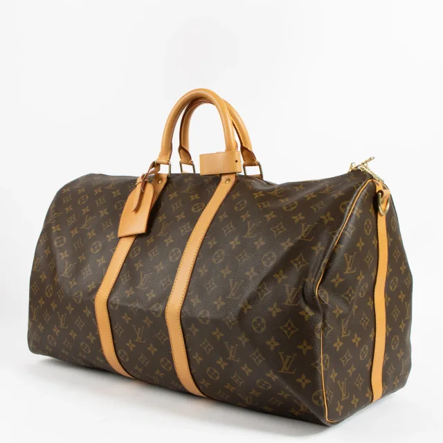 Louis Vuitton Monogram Keepall Bandoulière 55 Travel Bag in Coated canvas from Labellov, photo 2 of 7