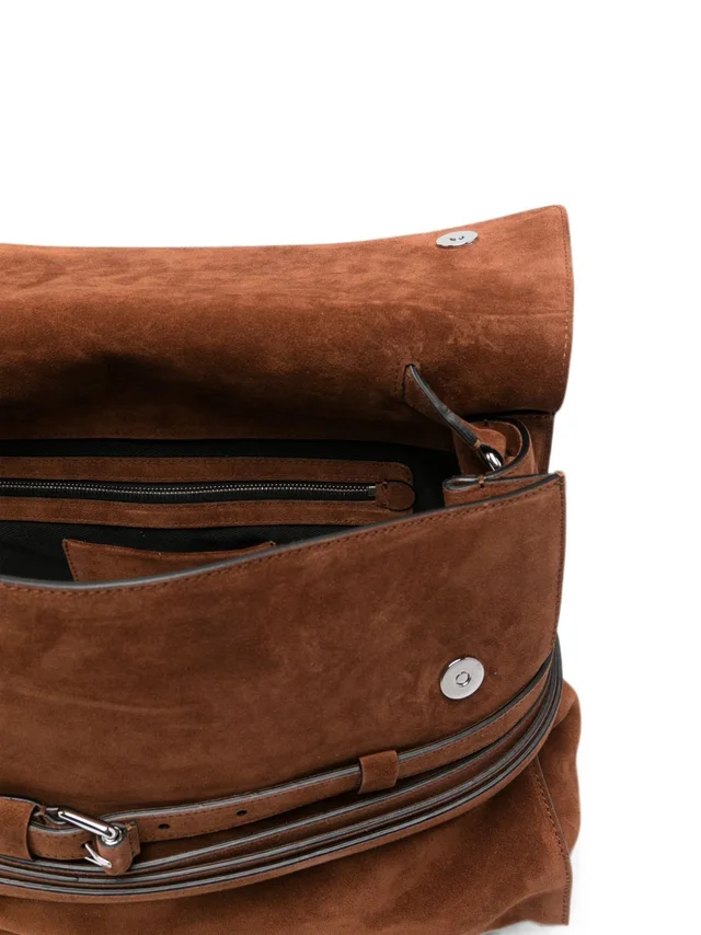 Moschino belt-detail suede tote bag, photo 4 of 4 from SENSER