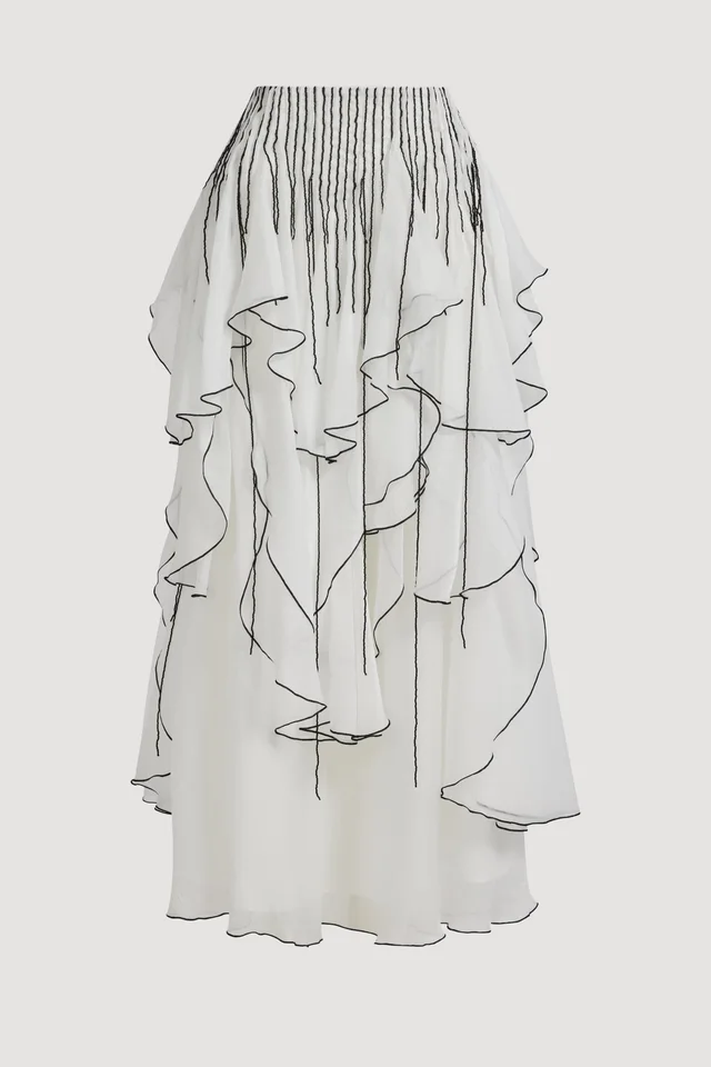 AJE Leigh Maxi Skirt in White from Aje, photo 1 of 1