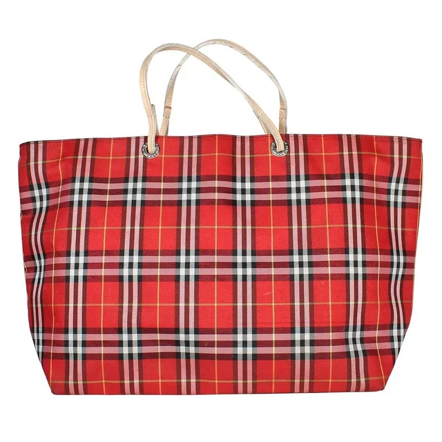 Burberry London Canvas Nova Tote Handbag in Canvas from Luxury Promise