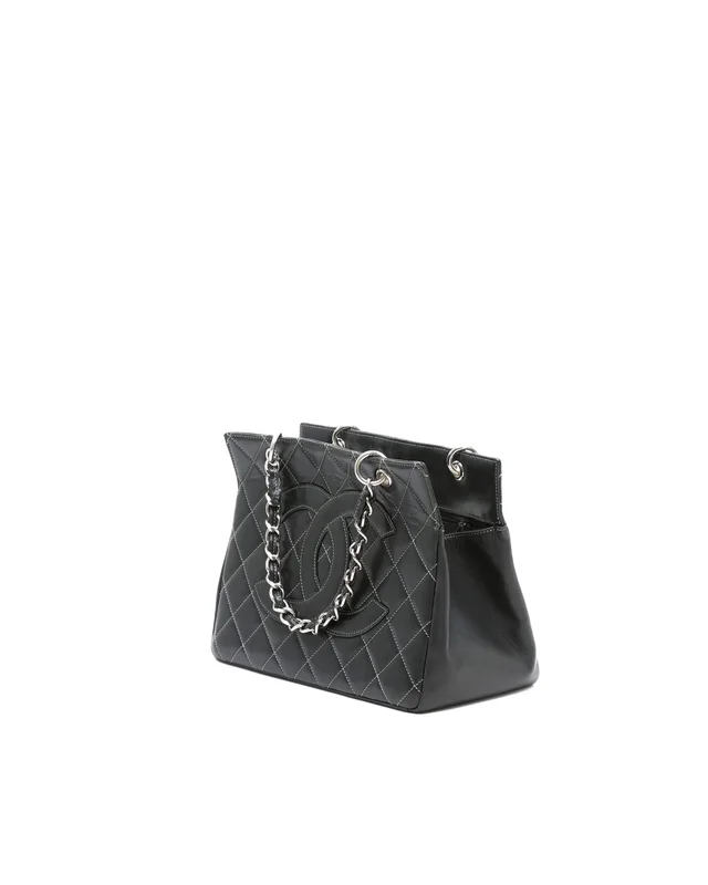 Chanel CC Chain Tote Bag in Woven leather from A Retro Tale, photo 2 of 8