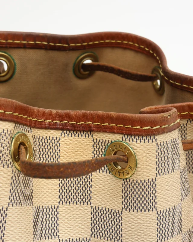 Louis Vuitton Damier Azur Noé BB Bag in Canvas from A Retro Tale, photo 10 of 10