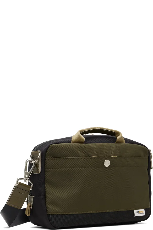 master-piece Khaki & Black Potential 2WAY Mini Shoulder Bag, photo 3 of 4 from SSENSE