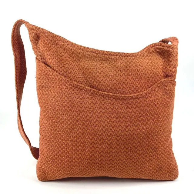 Hermès Shoulder Bag Sac de Panthere Canvas Orange in Orange Canvas from The Reluxe