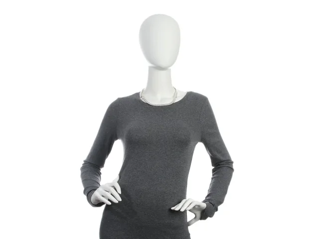 Hermès Sterling Silver Boucle Sellier Inflexible Necklace in Silver from Ann's Fabulous Finds, photo 5 of 5