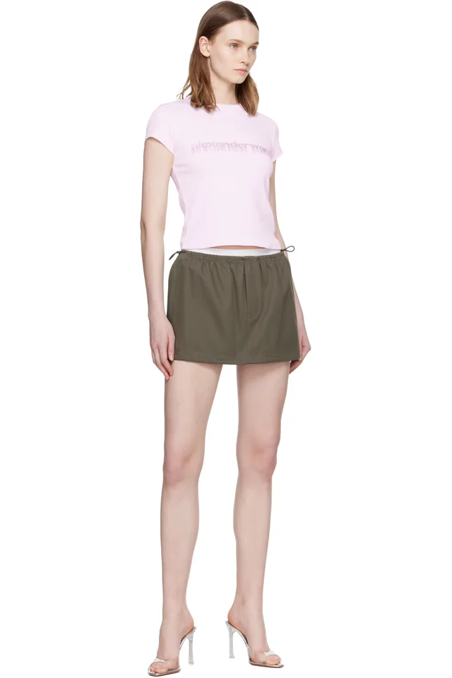 Alexander Wang Pink Hotfix Graphic Baby T-shirt, photo 4 of 4 from SSENSE