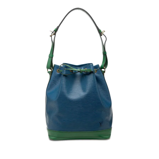 Blue Louis Vuitton Epi Bicolor Noe GM Bucket Bag in Blue Leather from Designer Revival