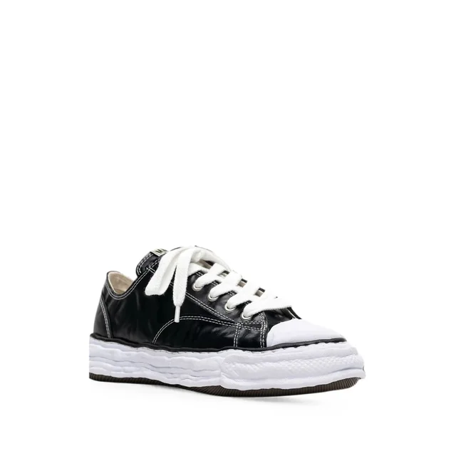 Maison Mihara Yasuhiro Peterson23 OG sole wrinkled leather low-top sneakers, photo 2 of 6 from SENSER