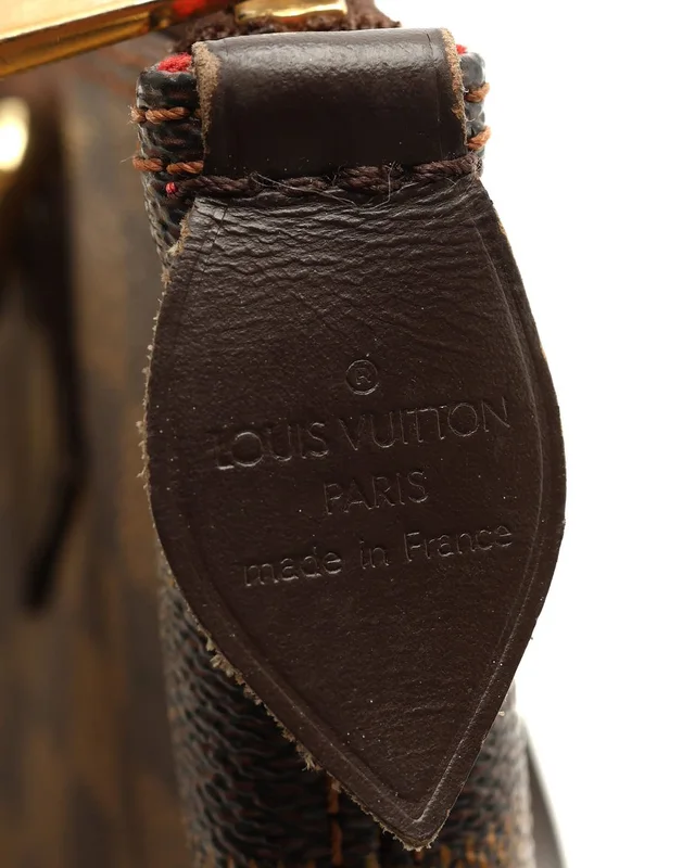 Louis Vuitton Damier Ebene Saleya PM Bag in Brown Canvas from A Retro Tale, photo 8 of 9