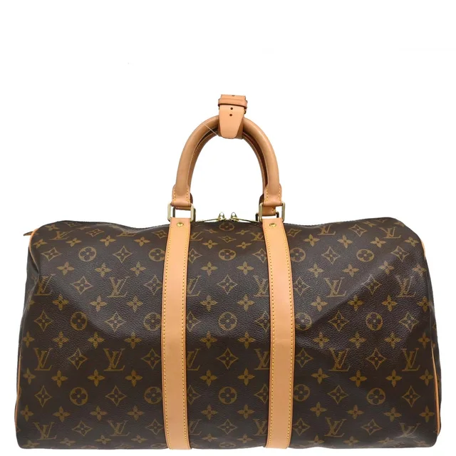 Louis Vuitton Monogram Keepall 45 Travel Handbag M41428 in Coated canvas from AMORE Vintage Tokyo