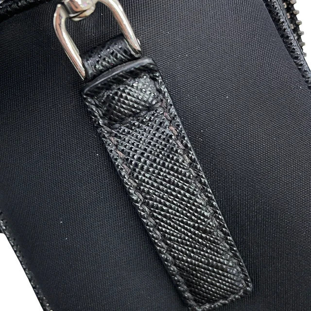 Prada Re-Nylon Shoulder Bag Black2VH113_2DMH_F0002_V_XOP Nylon Saffiano LeatherLeather in Saffiano leather from GALLERY RARE, photo 12 of 17