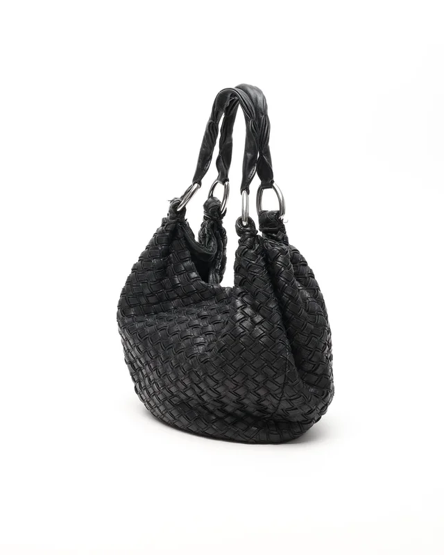 Miu Miu Woven Hobo Bag in Woven leather from A Retro Tale, photo 3 of 9