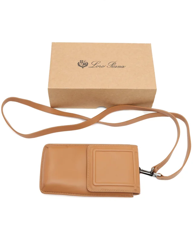 Loro Piana Phone Holder in Leather from A Retro Tale, photo 6 of 6