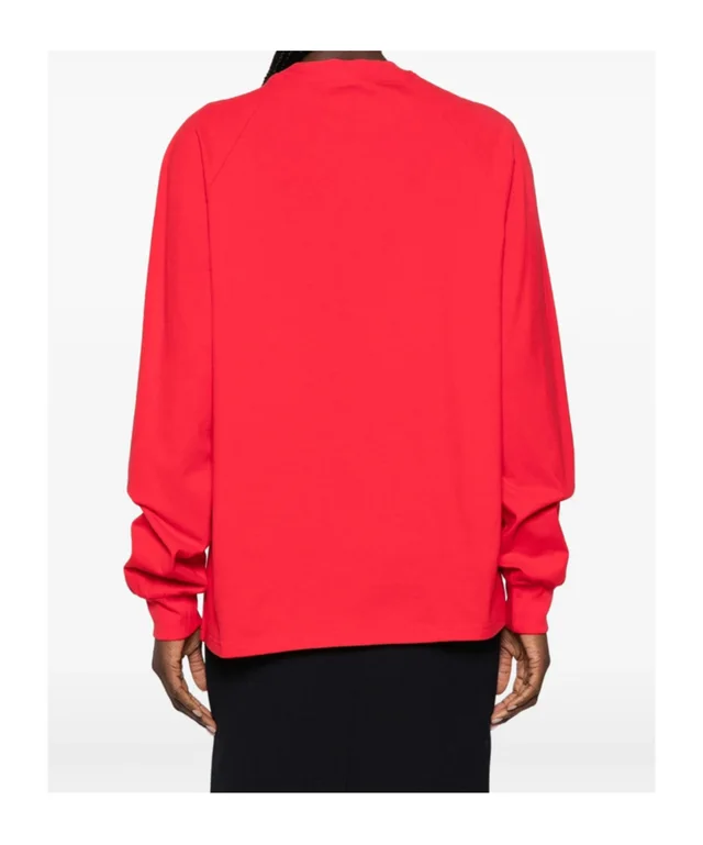 SHUSHU TONG ruffled logo-embroidered T-shirt, photo 2 of 2 from SENSER