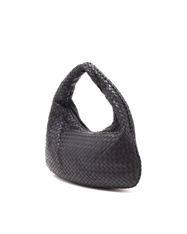 Bottega Veneta Veneta Intrecciato Small Hobo Bag in Woven leather from A Retro Tale, photo 2 of 9