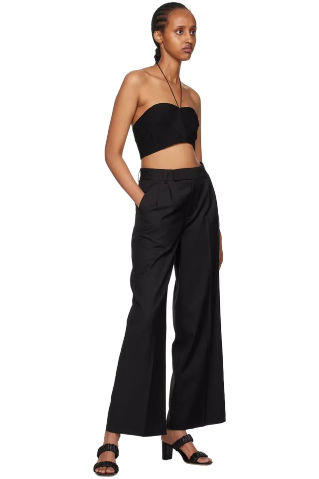 Staud Black Kyra Tank Top, photo 4 of 4 from SSENSE