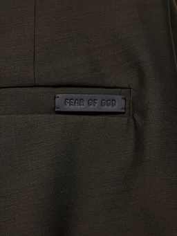 Fear of God Wide-leg trousers with pleats in 70% Virgin Wool, 30% Silk, photo 5 of 5 from LUISAVIAROMA