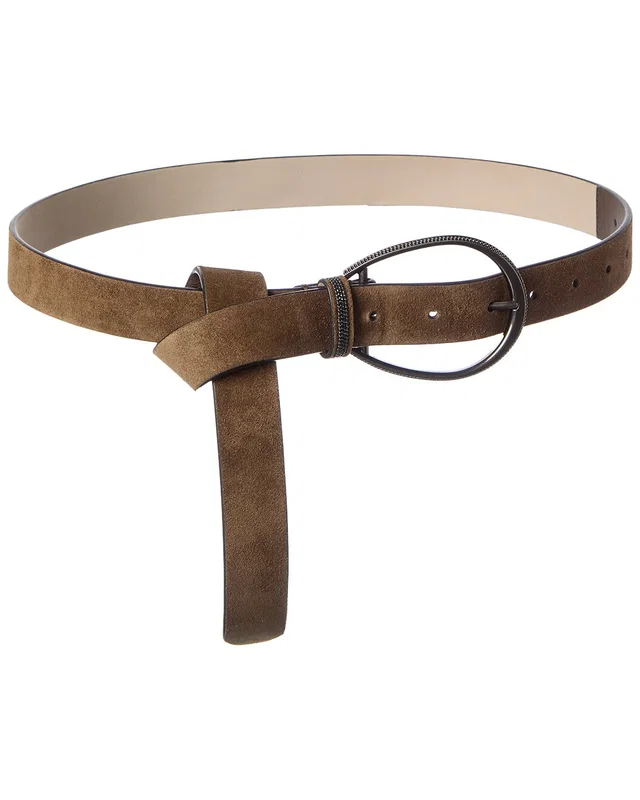 Brunello Cucinelli Suede Belt, image 1 of 1 from Gilt