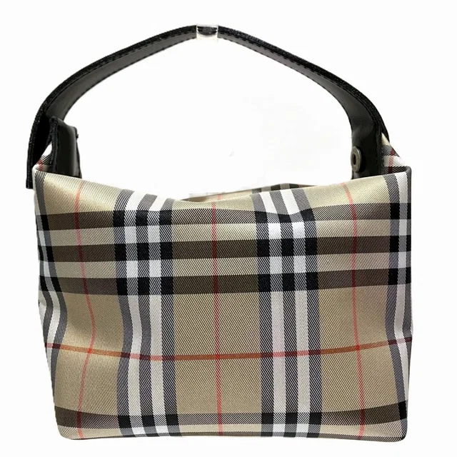 Burberry Nylon Leather Handbag in Nylon from LuxUness