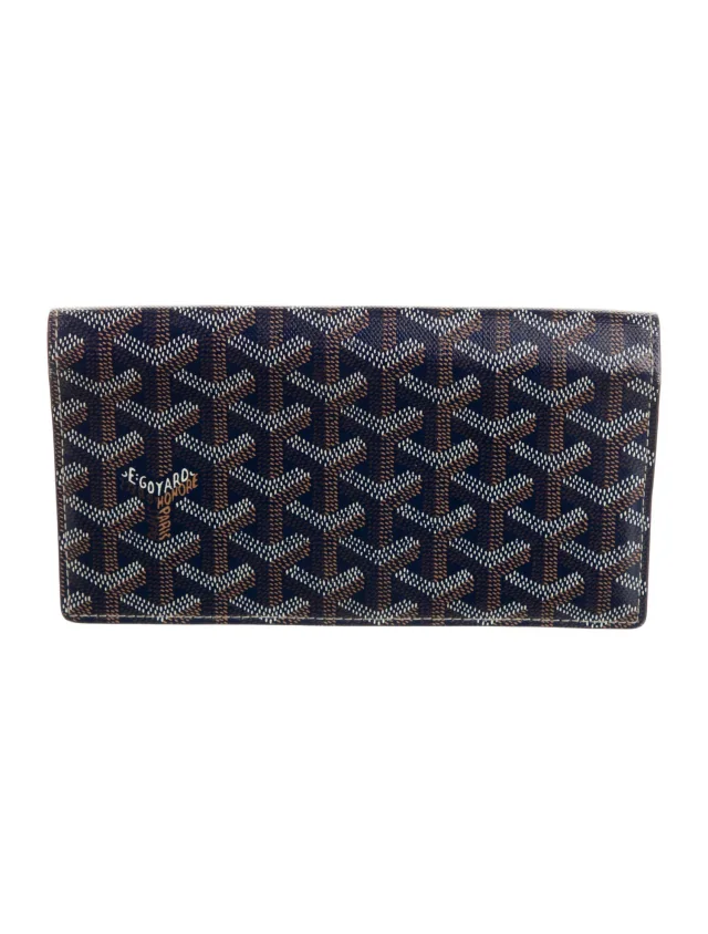 Goyard 2021 Richelieu Wallet in blue Leather from The RealReal