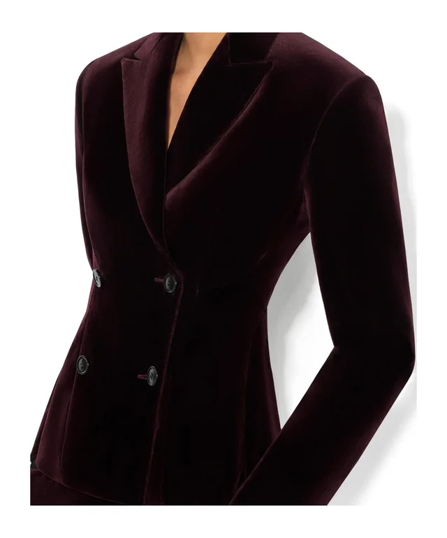 Alaïa Double-Breasted Velvet Jacket, photo 3 of 3 from SENSER