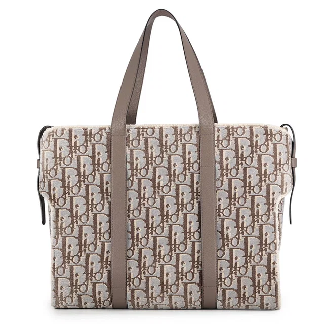 Corolle House of Dior Limited Edition Light Blue/Brown1TNSH050VOYH861 Pile leather in Blue Leather from GALLERY RARE