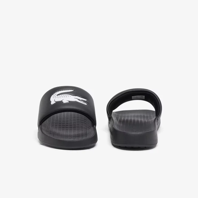 Lacoste Men's Serve Slide 1.0 in Black & White, photo 5 of 7 from Lacoste