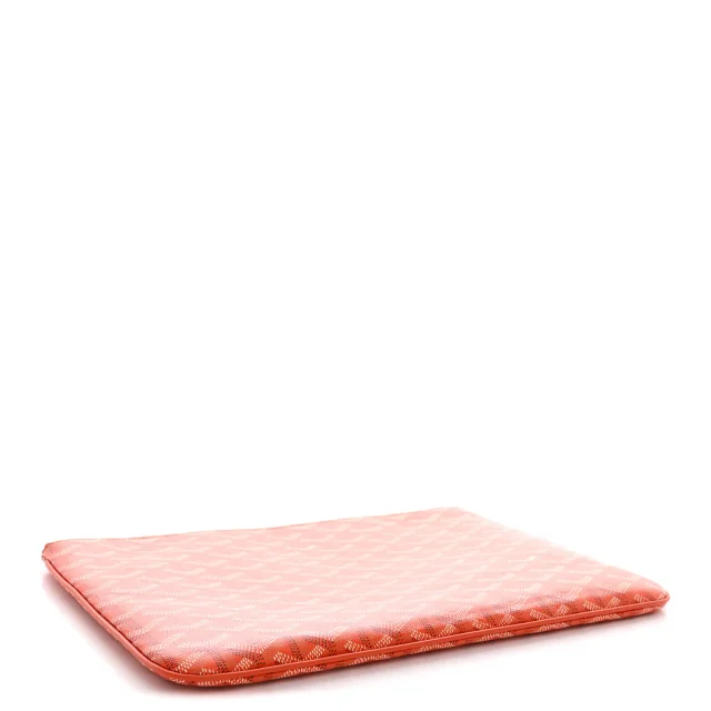 Goyard Goyardine Senat Pochette MM Orange in Orange Coated canvas from FASHIONPHILE, photo 4 of 7