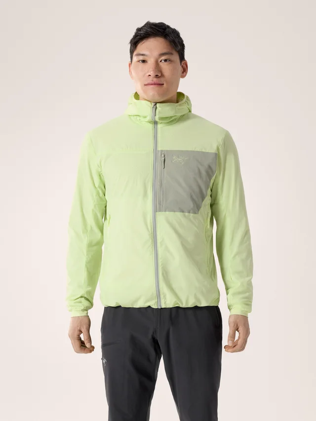 Arc'teryx Proton SL Hoody Men's in Lining: Polyester Octa Rachel knit Insulation, 98gsm - 100% Polyester · Body: Fortius™ Air 20 - Plain Weave, FC0 DWR, 58gsm - 88%…, photo 1 of 1