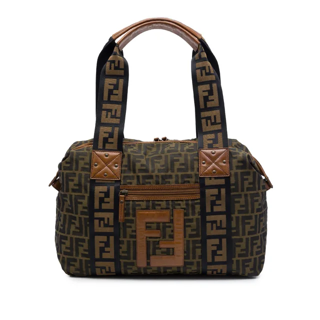 Brown Fendi Zucca Canvas Tote in Brown Canvas from Designer Revival
