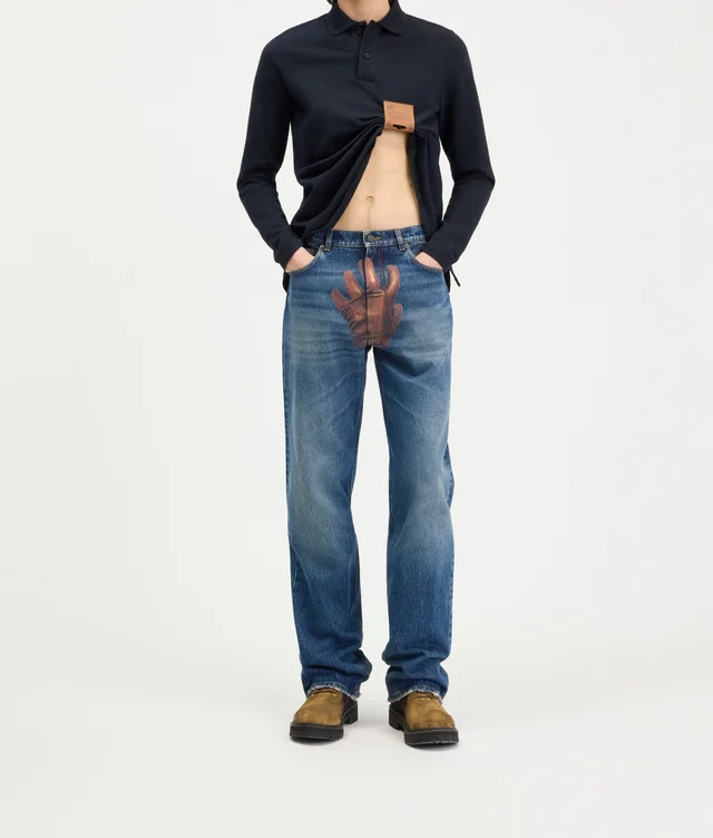 Jean Paul Gaultier Belt-loop jeans, photo 4 of 5 from SENSER