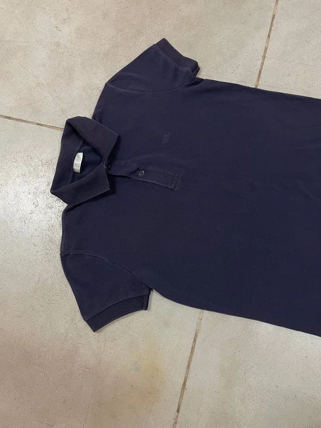Vintage Polo Shirt Christian Dior Tee in blue from Grailed