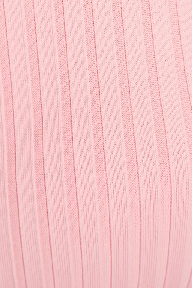 Melissa Odabash Toulouse One-Shoulder Ribbed Bikini Top in Baby pink, photo 4 of 4 from THE OUTNET