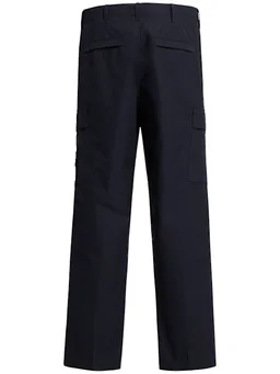 Stone Island Wide-leg trousers with pockets in 0% Cotton, photo 4 of 5 from LUISAVIAROMA