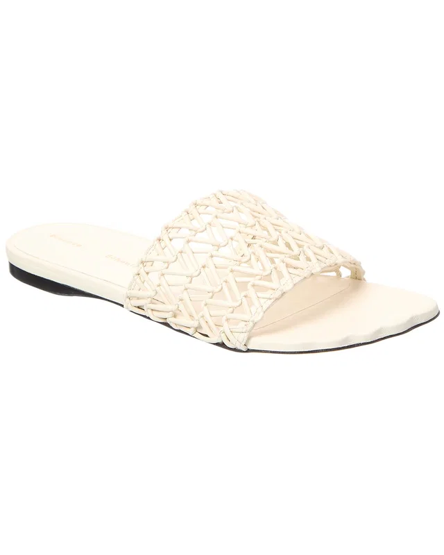 Proenza Schouler Leather Sandal in https://asset1.ruecdn.com/images/sw/131332/1313320959_RLSW_beige.jpg, image 1 of 1 from Gilt