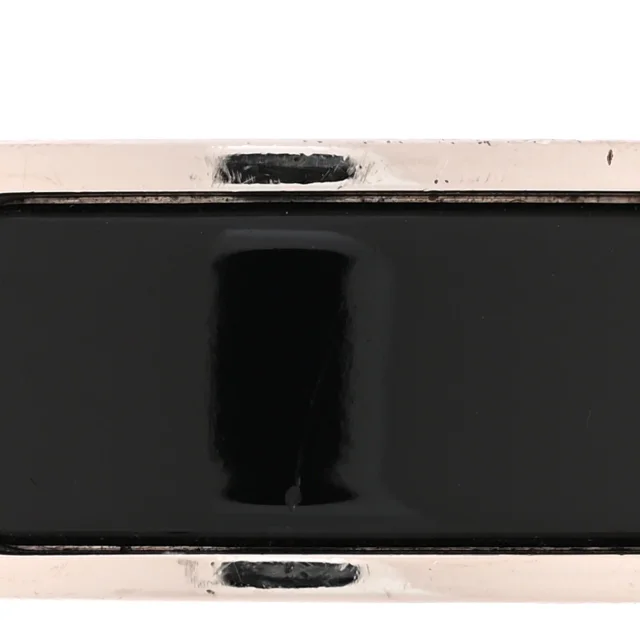 Hermès Enamel Narrow Clic Clac H Bracelet PM Black in Black from FASHIONPHILE, photo 5 of 5